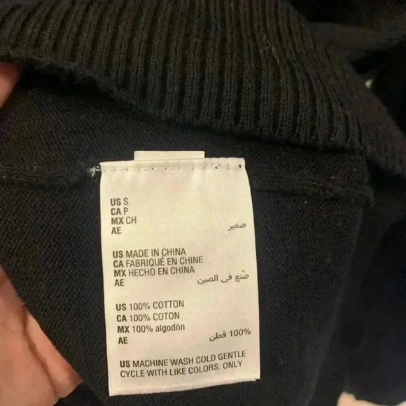 Mens Club Room Button Mock Neck Sweater S NWT -B2 - Picture 6 of 6